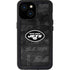 NFL New York Jets Black & White iPhone 15 Waterproof Case