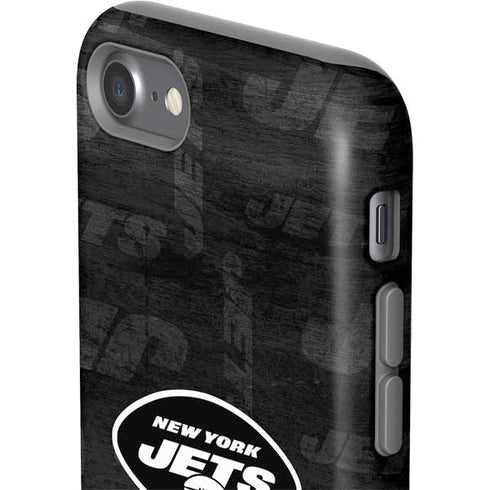 NFL New York Jets Black & White iPhone SE (2nd & 3rd Gen) Pro Case