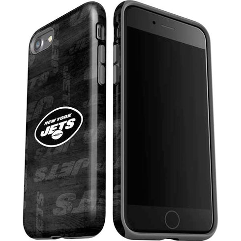 NFL New York Jets Black & White iPhone SE (2nd & 3rd Gen) Pro Case