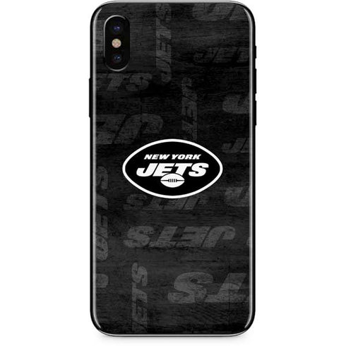 NFL New York Jets Black & White iPhone X Skin