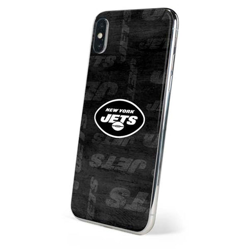NFL New York Jets Black & White iPhone X Skin