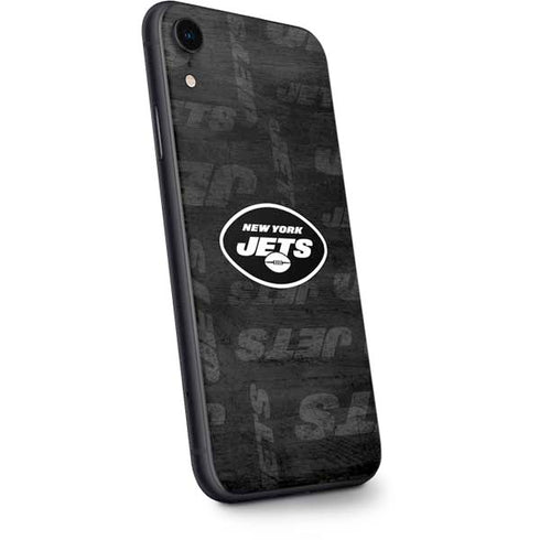 NFL New York Jets Black & White iPhone XR Skin