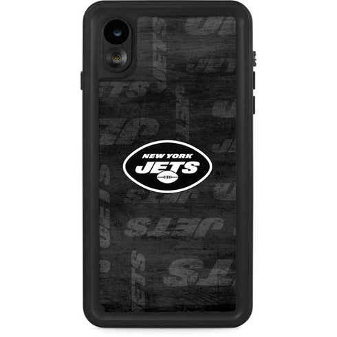 NFL New York Jets Black & White iPhone XR Waterproof Case