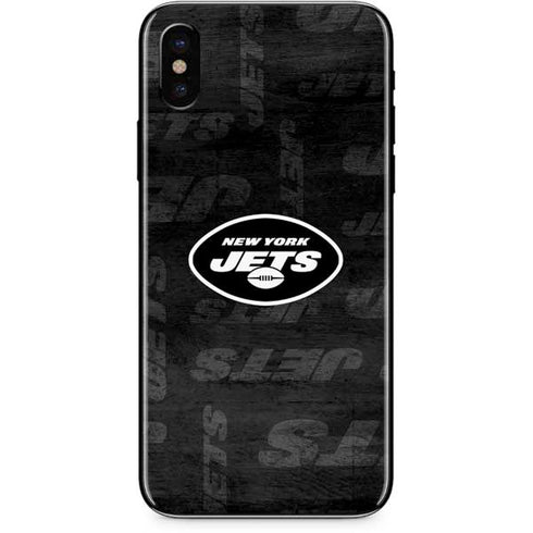 NFL New York Jets Black & White iPhone XS Skin