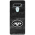 NFL New York Jets Black & White LG Stylo 6 Clear Case