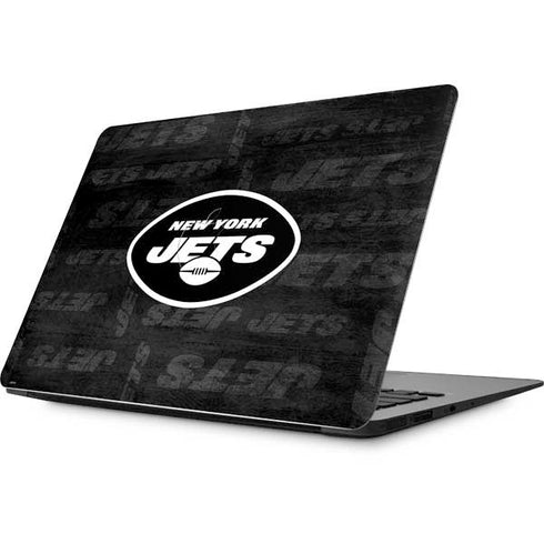 NFL New York Jets Black & White Apple MacBook Skin