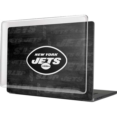 NFL New York Jets Black & White MacBook Pro 16in (2021-25) Case plus Skin