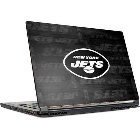 NFL New York Jets Black & White MSI GS65 Stealth Laptop Skin