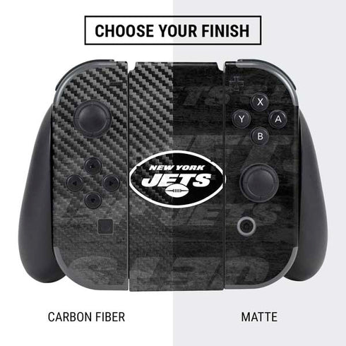 NFL New York Jets Black & White Nintendo Switch Bundle Skin