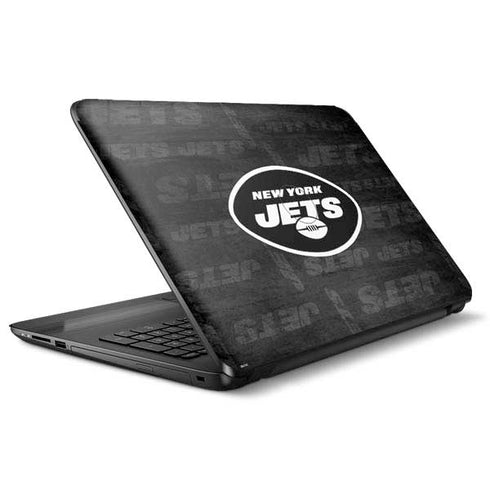 NFL New York Jets Black & White HP Notebook Skin