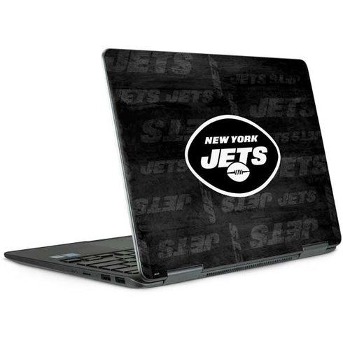NFL New York Jets Black & White Notebook 9 Pro 13in (2017) Skin