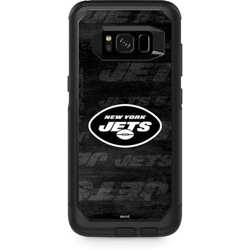 NFL New York Jets Black & White Otterbox Commuter Galaxy Skin