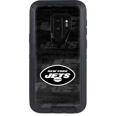NFL New York Jets Black & White Otterbox Defender Galaxy Skin