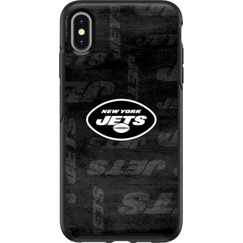 NFL New York Jets Black & White Otterbox Symmetry iPhone Skin