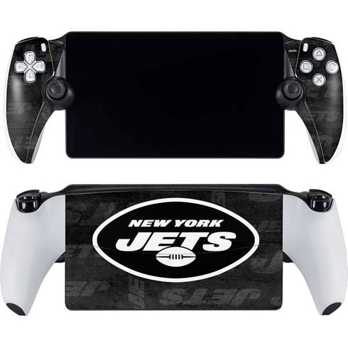 NFL New York Jets Black & White PlayStation Portal Remote Player Skin