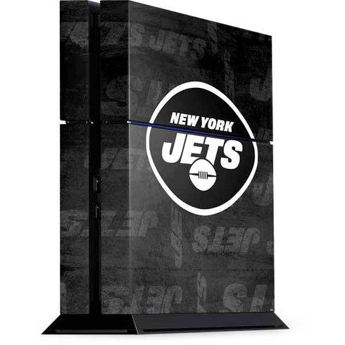 NFL New York Jets Black & White PS4 Console Skin