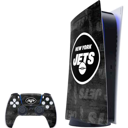 NFL New York Jets Black & White PS5 Digital Edition Bundle Skin