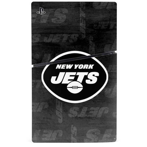 NFL New York Jets Black & White PS5 Slim Digital Edition Console Skin