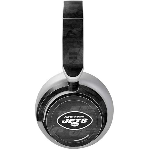 NFL New York Jets Black & White Surface Headphones Skin