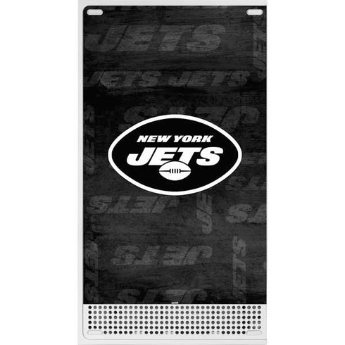 NFL New York Jets Black & White Xbox Series S Console Skin