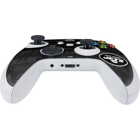 NFL New York Jets Black & White Xbox Series S Controller Skin