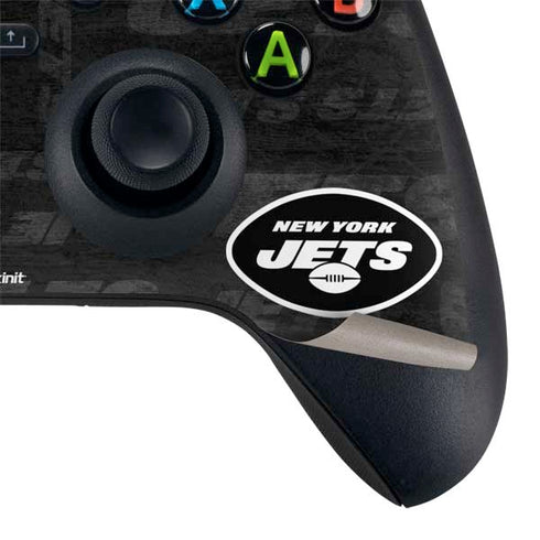 NFL New York Jets Black & White Xbox Series X Bundle Skin