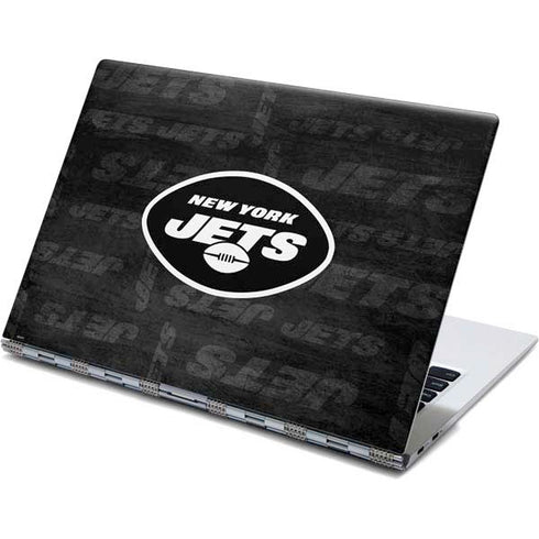 NFL New York Jets Black & White Yoga 910 2-in-1 14in Touch-Screen Skin