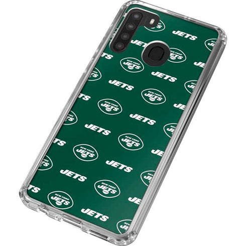 NFL New York Jets Blitz Series Galaxy A21 Clear Case