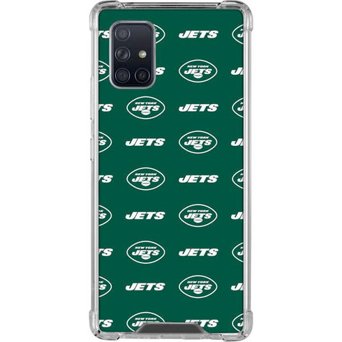 NFL New York Jets Blitz Series Galaxy A71 5G Clear Case