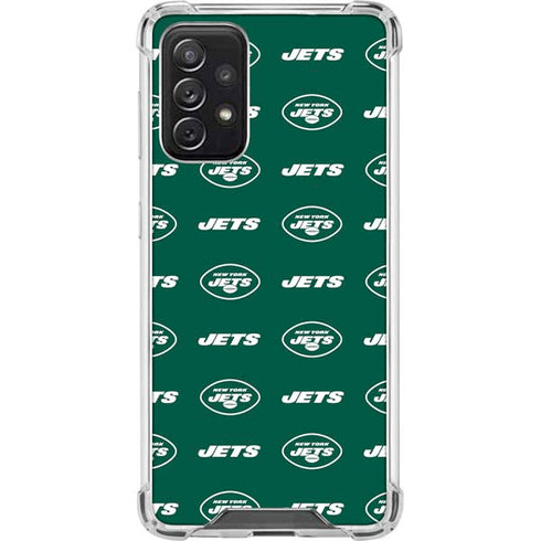 NFL New York Jets Blitz Series Galaxy A72 5G Clear Case