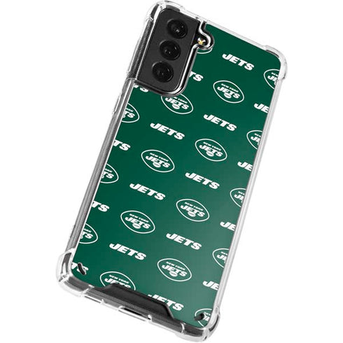 NFL New York Jets Blitz Series Galaxy S21 5G Clear Case