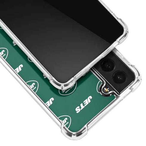 NFL New York Jets Blitz Series Galaxy S21 FE Clear Case
