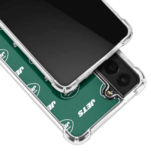 NFL New York Jets Blitz Series Galaxy S22 Plus Clear Case