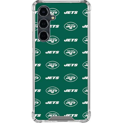 NFL New York Jets Blitz Series Galaxy S23 FE Clear Case