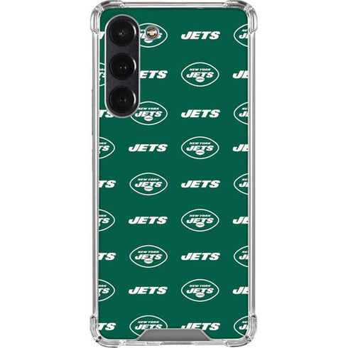 NFL New York Jets Blitz Series Galaxy S23 Plus Clear Case
