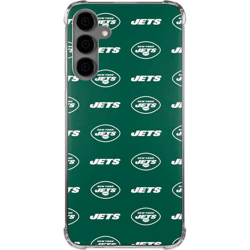 NFL New York Jets Blitz Series Galaxy S24 Plus Clear Case