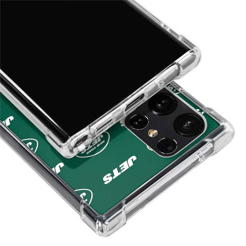 NFL New York Jets Blitz Series Galaxy S24 Ultra Clear Case