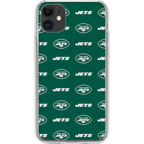 NFL New York Jets Blitz Series iPhone 11 Clear Case