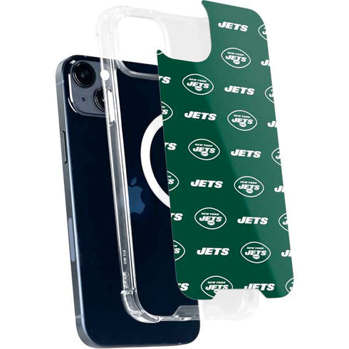 NFL New York Jets Blitz Series iPhone 15 Plus MagSafe Case