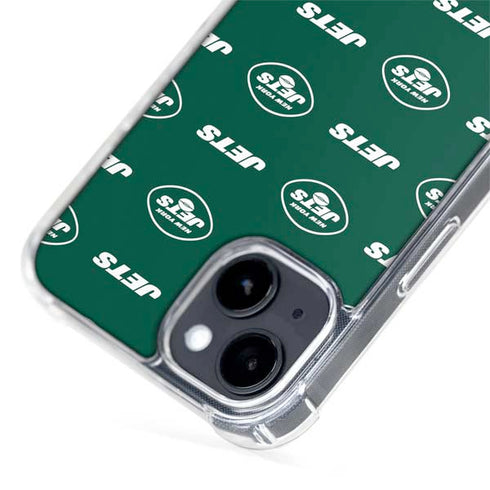 NFL New York Jets Blitz Series iPhone 15 Plus MagSafe Case