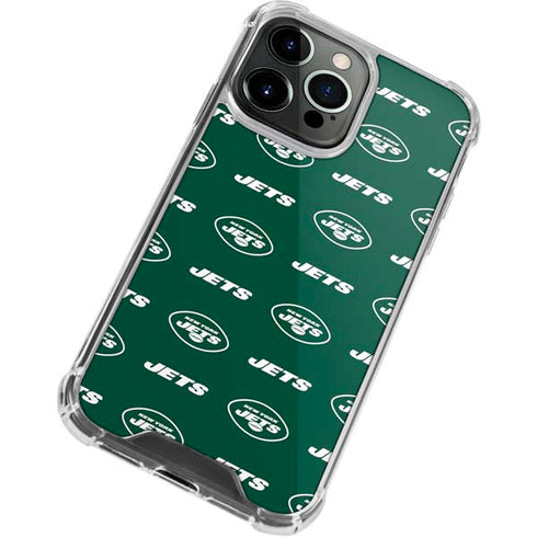 NFL New York Jets Blitz Series iPhone 15 Pro Max Clear Case