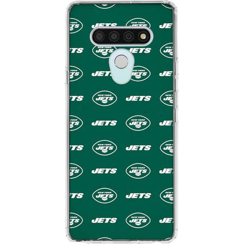 NFL New York Jets Blitz Series LG Stylo 6 Clear Case