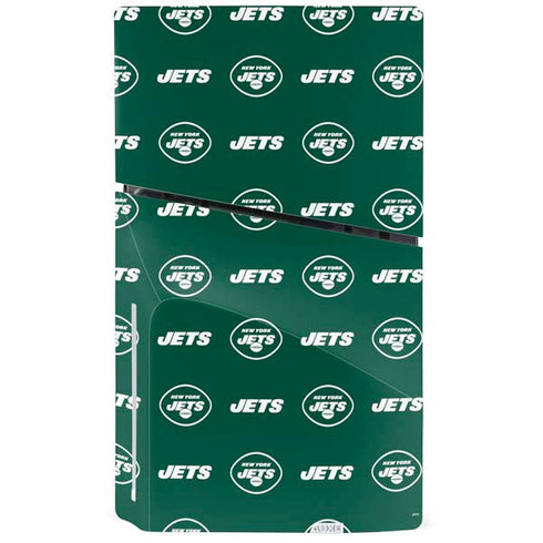 NFL New York Jets Blitz Series PS5 Slim Disk Bundle Skin