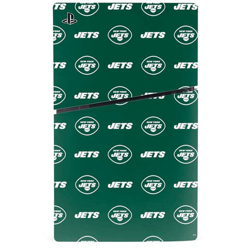 NFL New York Jets Blitz Series PS5 Slim Disk Console Skin