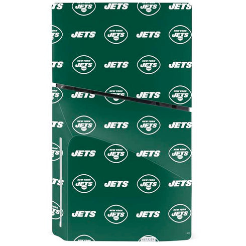 NFL New York Jets Blitz Series PS5 Slim Disk Console Skin