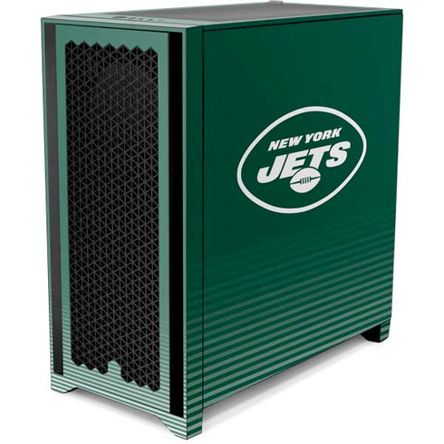 NFL New York Jets Breakaway Corsair 4000D Tempered Glass Mid-Tower ATX Case Skin