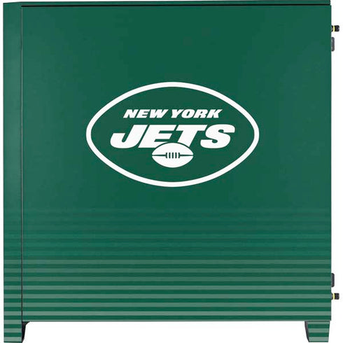 NFL New York Jets Breakaway Corsair 4000D Tempered Glass Mid-Tower ATX Case Skin