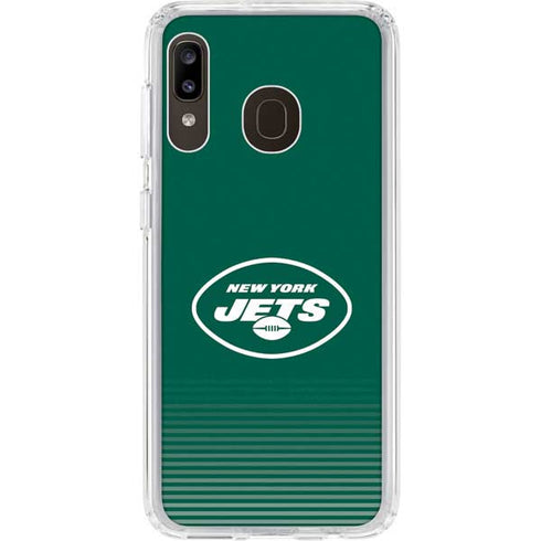 NFL New York Jets Breakaway Galaxy A20 Clear Case