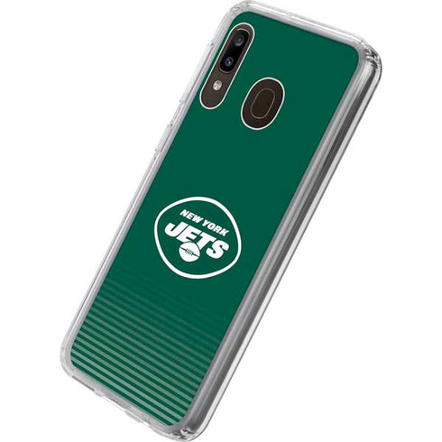 NFL New York Jets Breakaway Galaxy A20 Clear Case