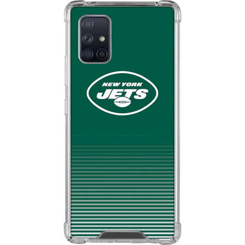 NFL New York Jets Breakaway Galaxy A71 5G Clear Case